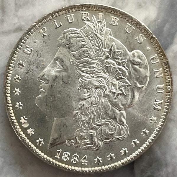 1884 Silver Morgan Dollar Coin - Not sure&hellip;