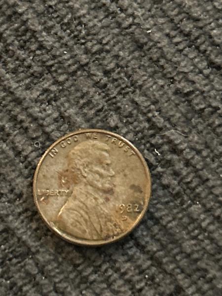 1982 D Penny