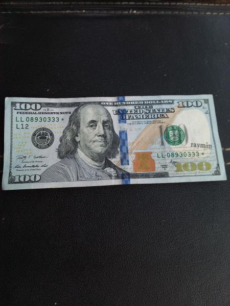 $100 2009A Star note * Serial #: LL08930333&hellip;
