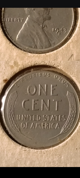 1943 S steel wheat penny