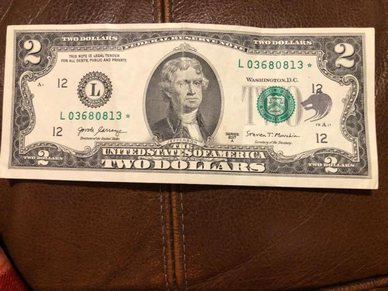 1976 two dollar bill