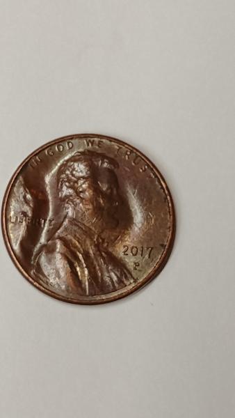 2017-P Lincoln one cent