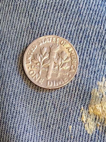 1985 D Roosevelt dime