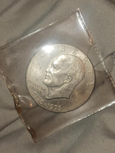Bicentennial half dollar no mint mark Eisenhower on&hellip;