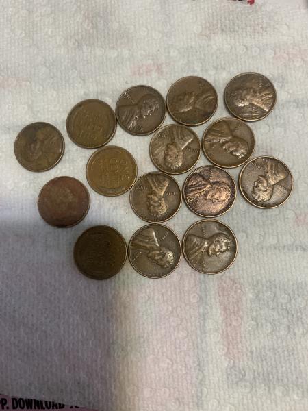 I I have these wheat pennies are they&hellip;
