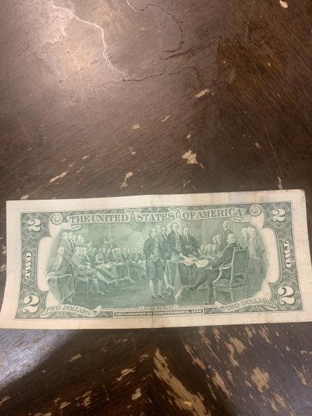 Two dollar bill 1776