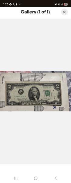 1976 2 dollar bill is off center on&hellip;