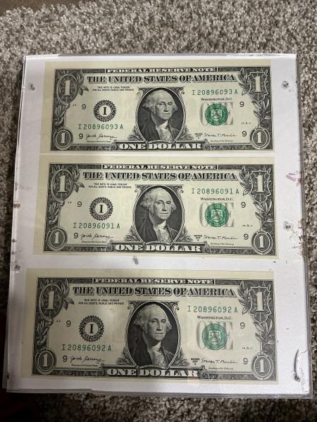 I got these three dollar bills probably a&hellip;