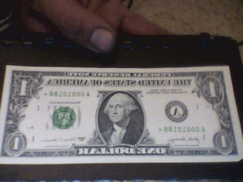 series 2017 $1 low serial number