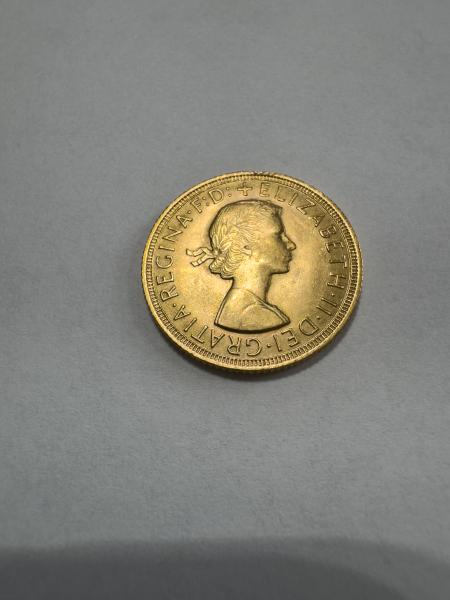 1962 Queen Elizabeth II Gold Pound coin weighing&hellip;