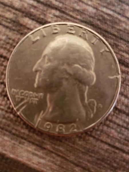 1982 Quarter with stricking errors, part of the&hellip;