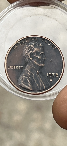 1978 D penny with a triple die maybe&hellip;