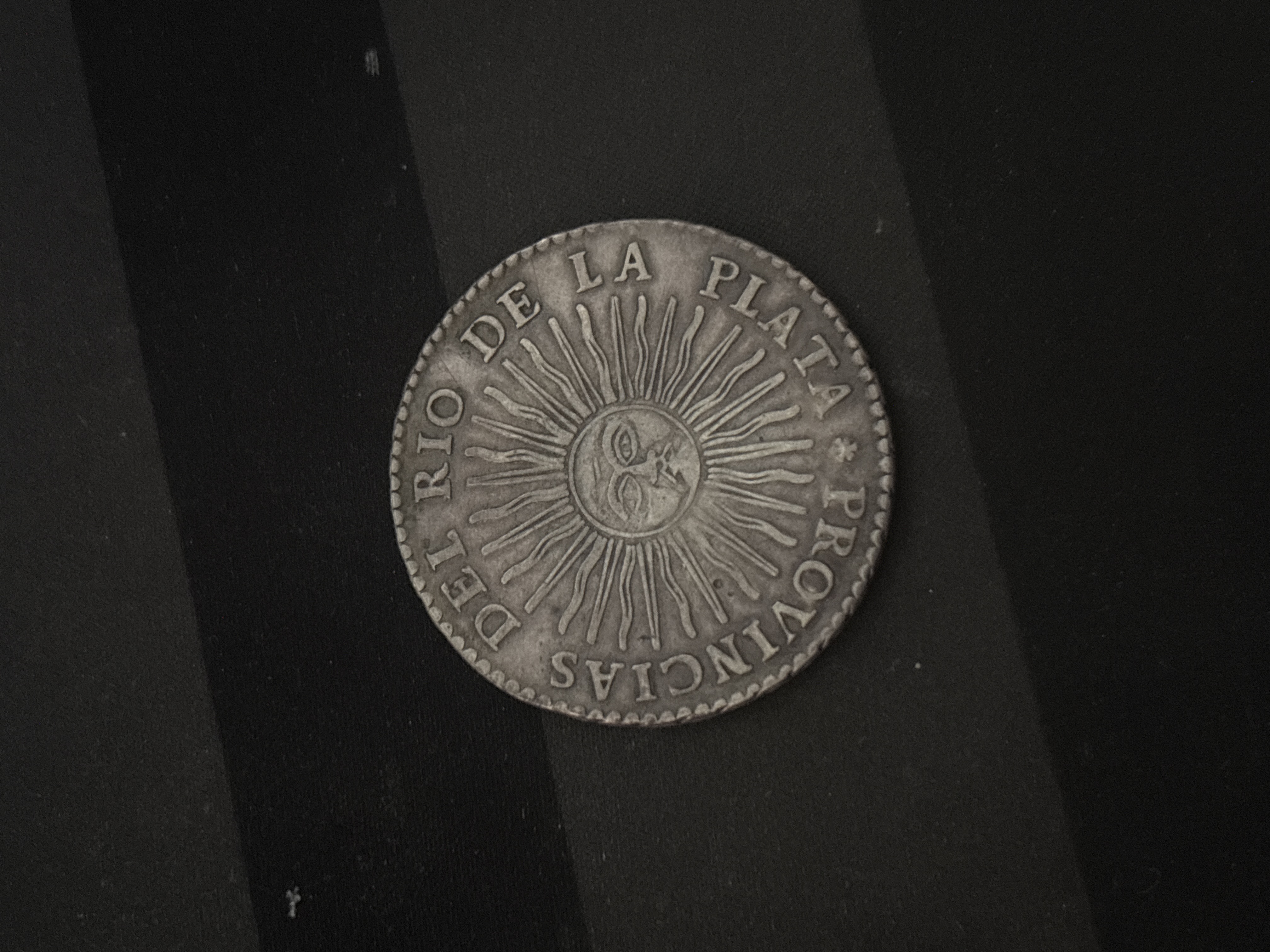 Rio de la plata 8 reales, 1835