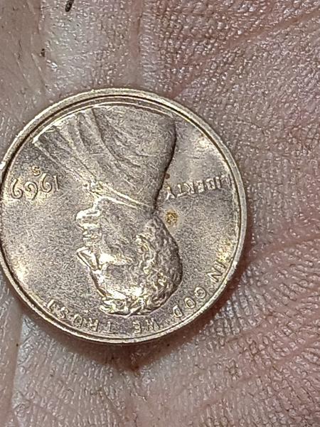 1969 s double die penny