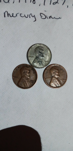 Mercury dimes 1941mint mark S 18' and 27'&hellip;