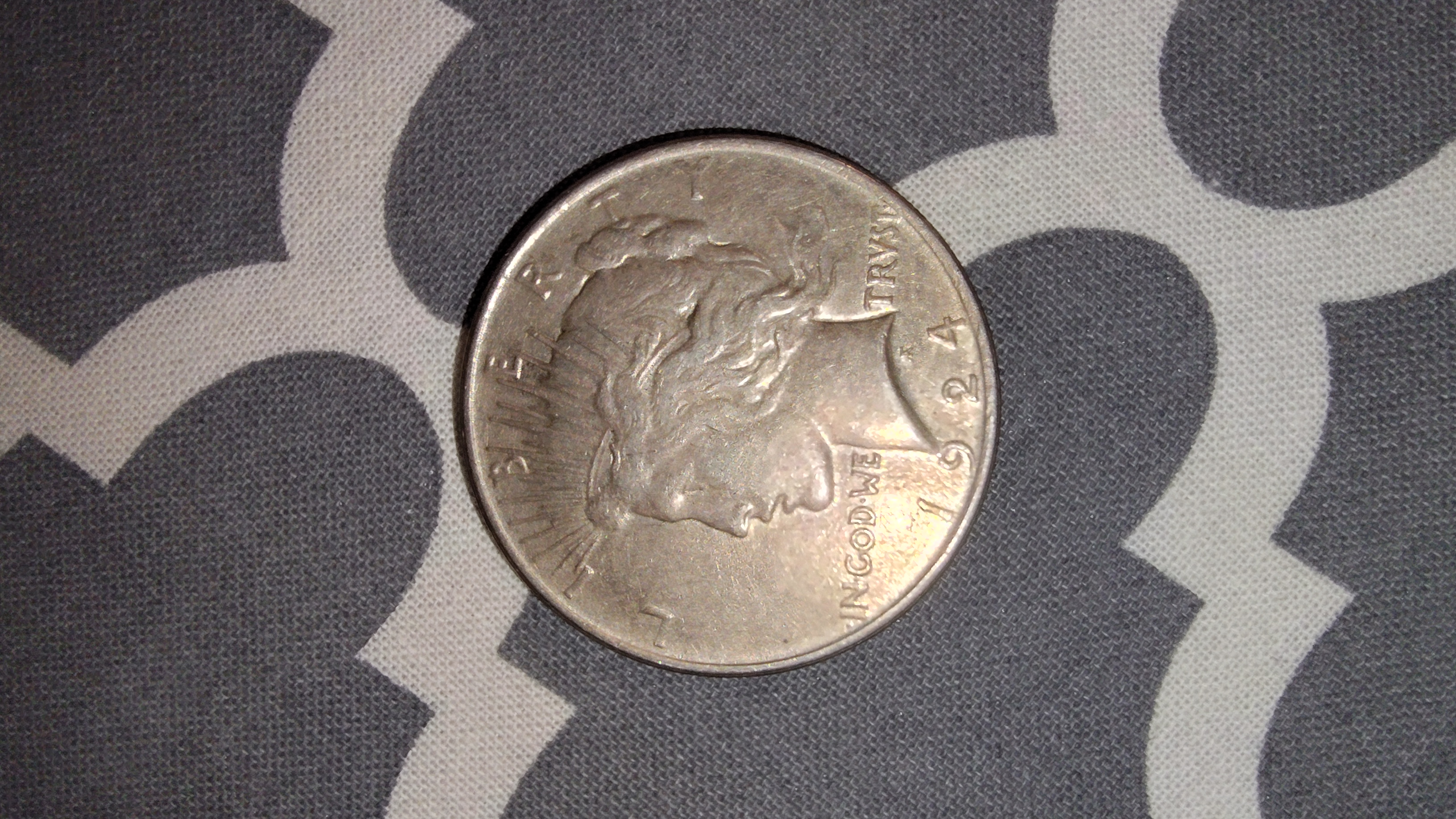 Silver dollar from 1924