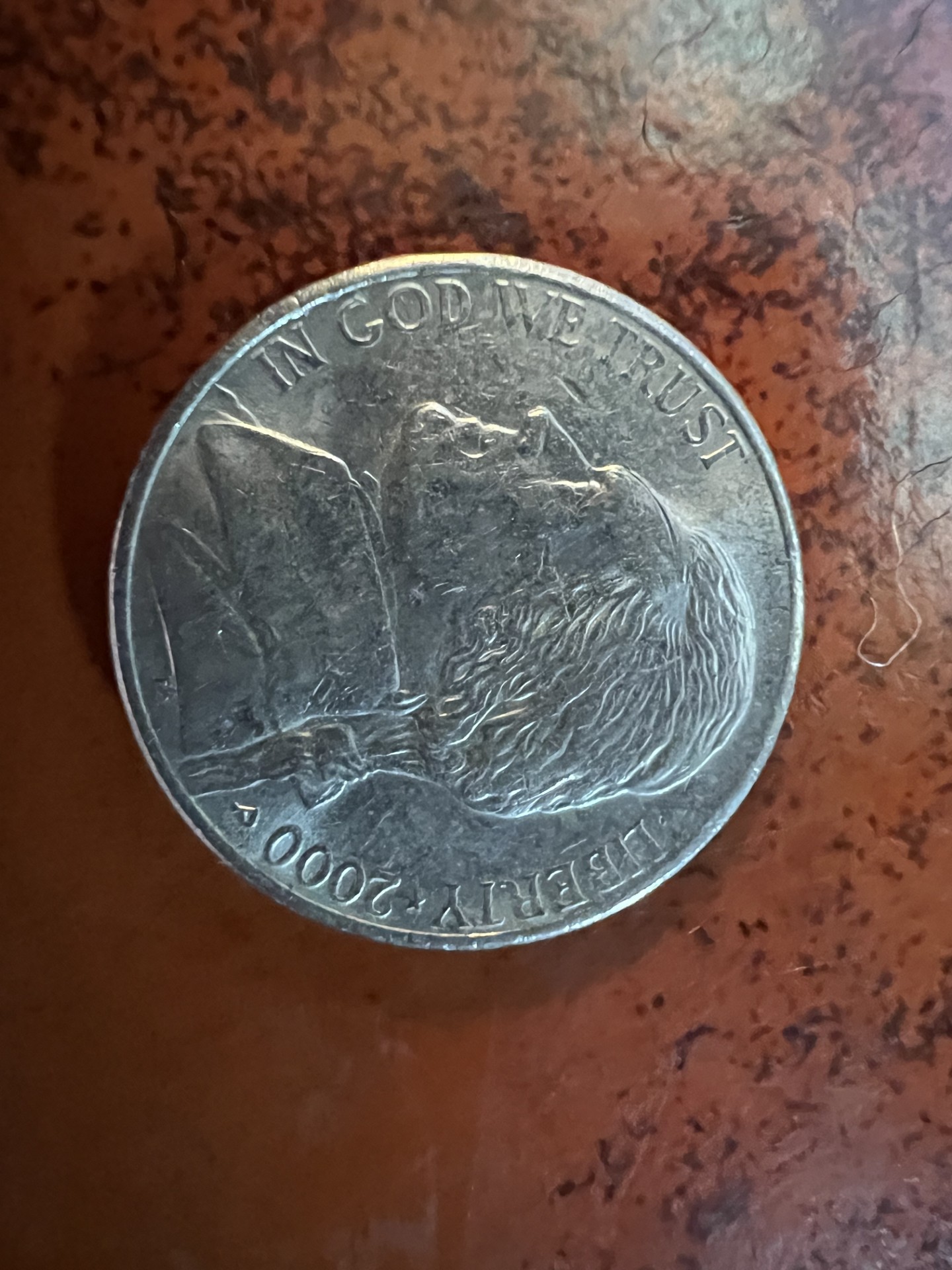2000 p nickel. possibly a double strike