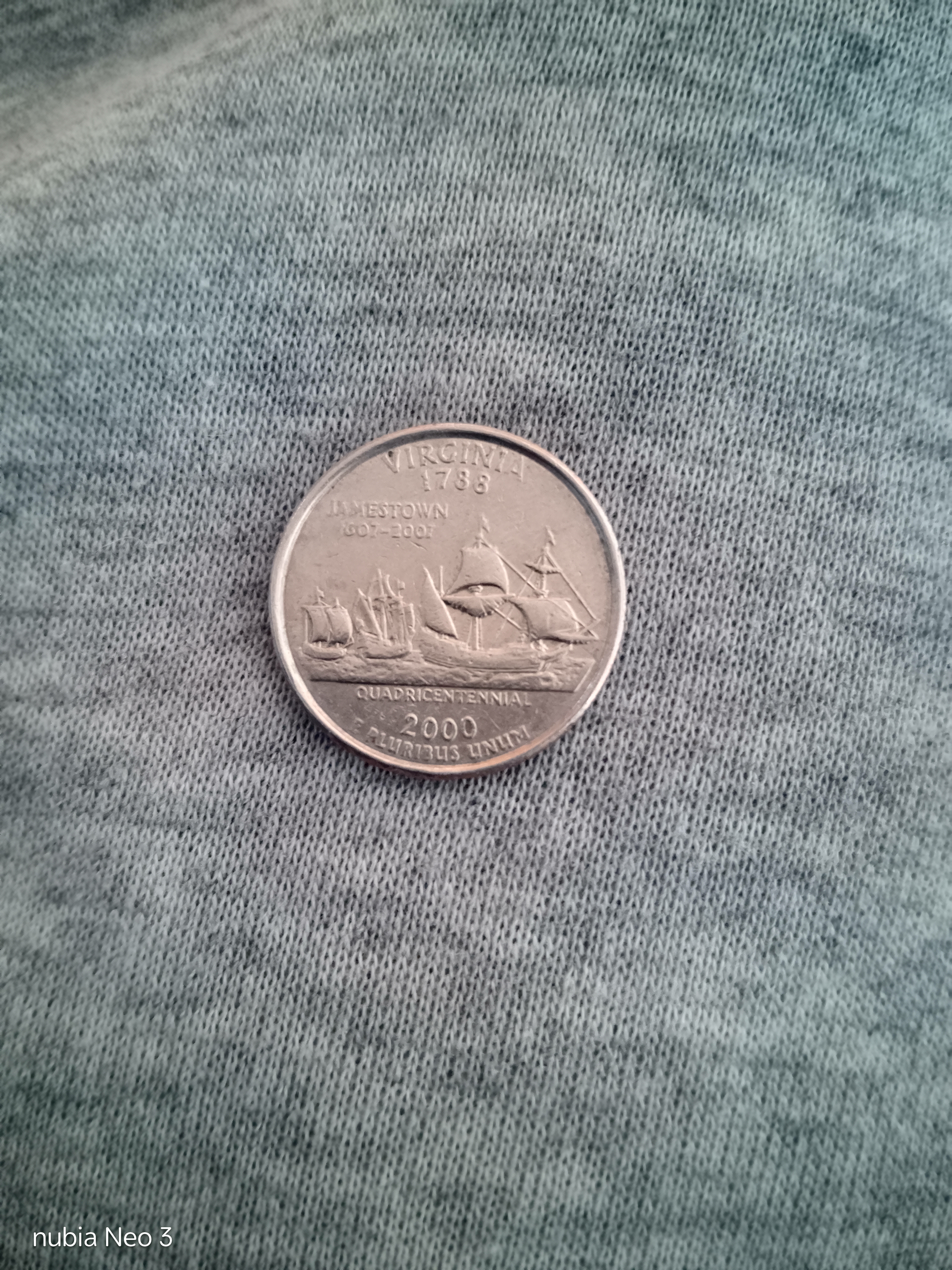 i have a quarter dollar 2000-P 25C Virginia&hellip;