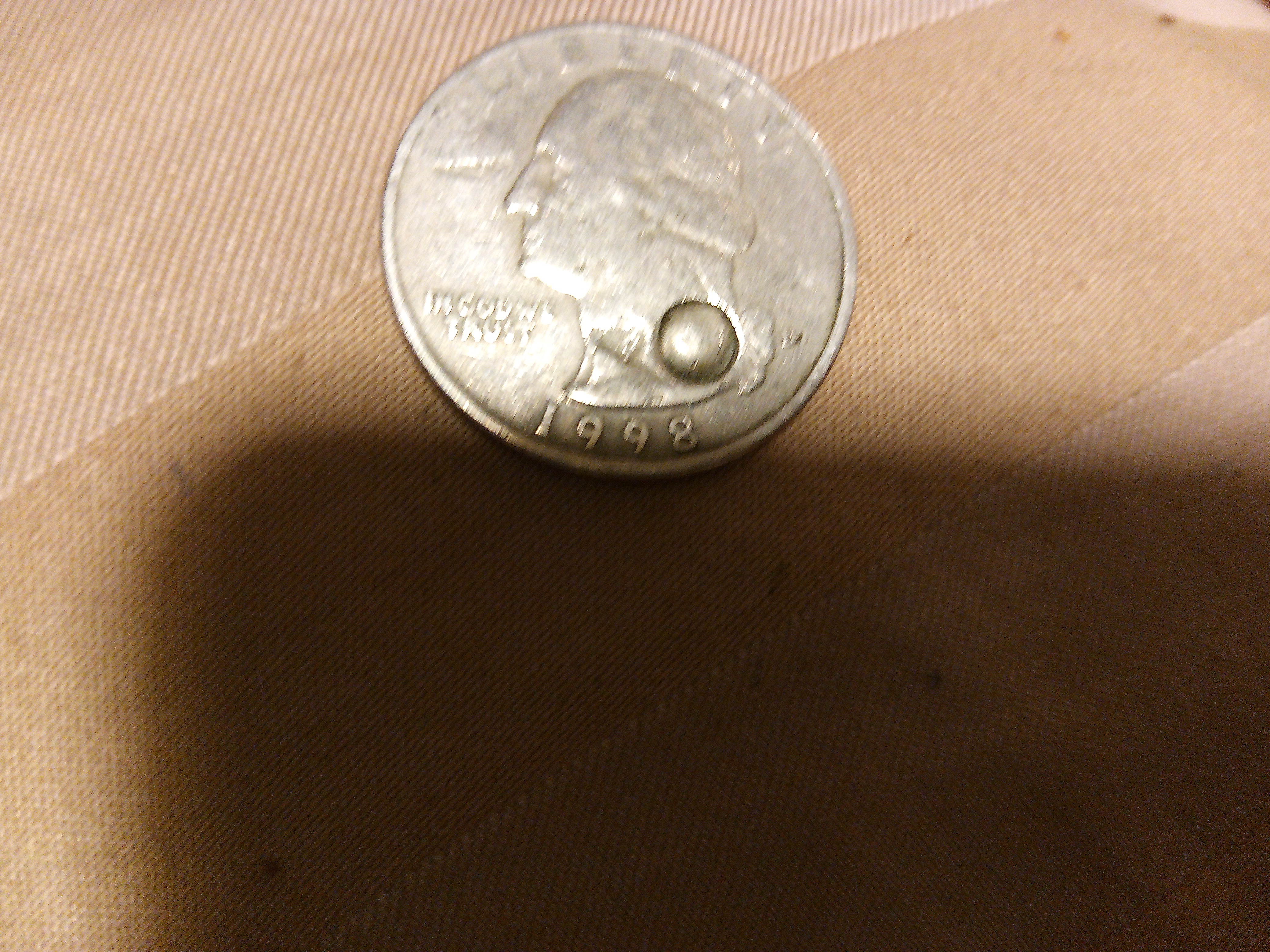 this 1998 D coin has an interesting circle&hellip;