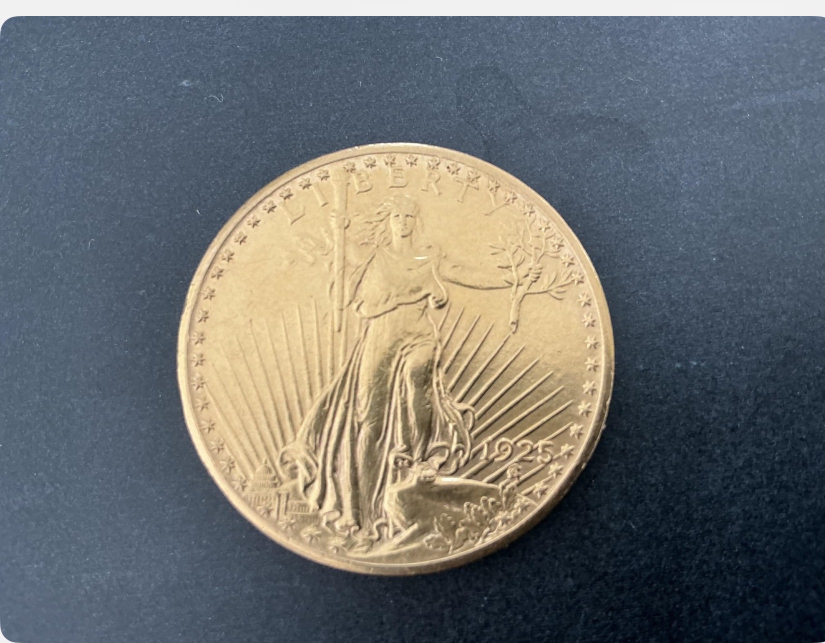 $20 gold coin liberty 1925