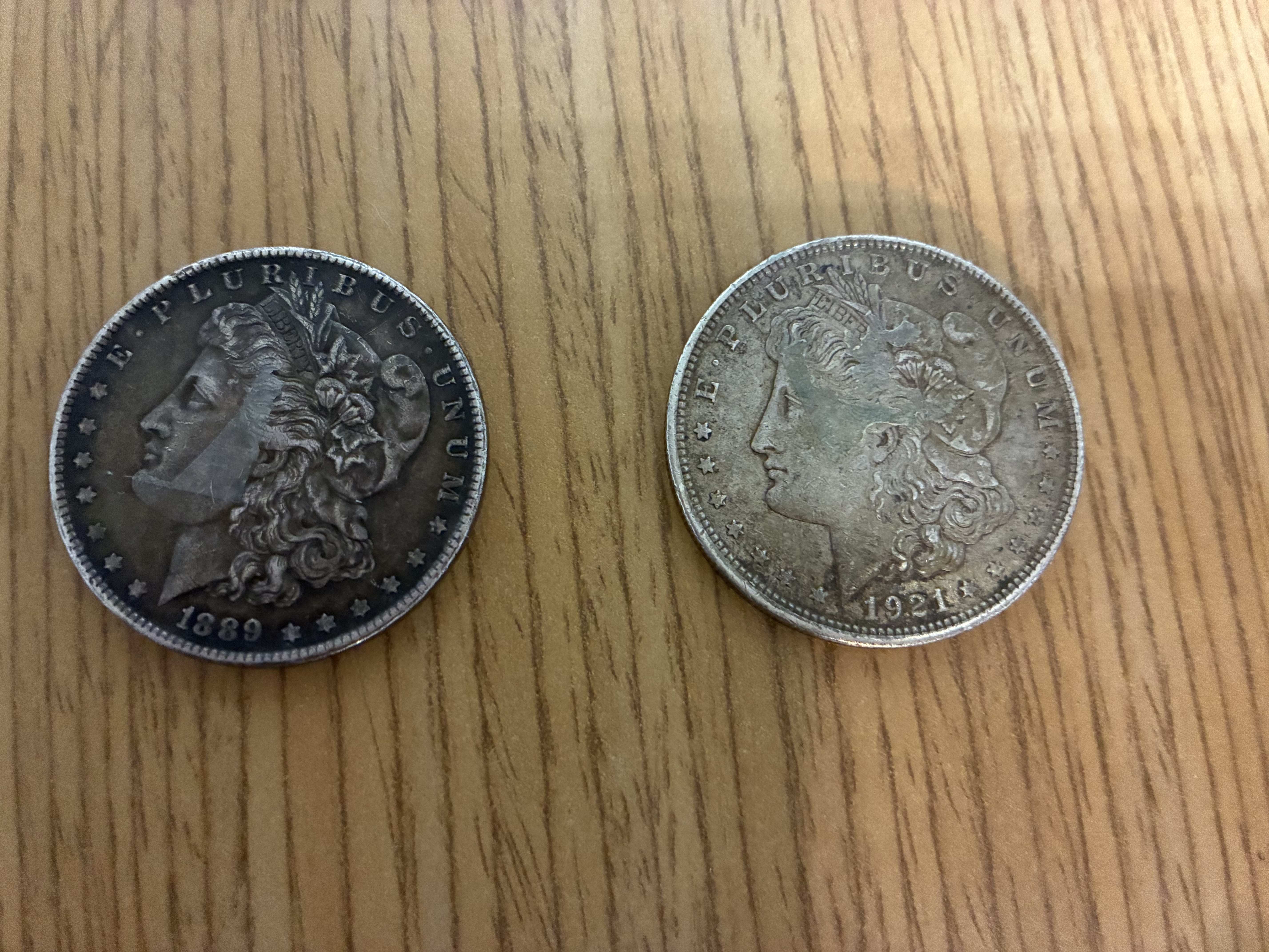 Morgan silver dollars